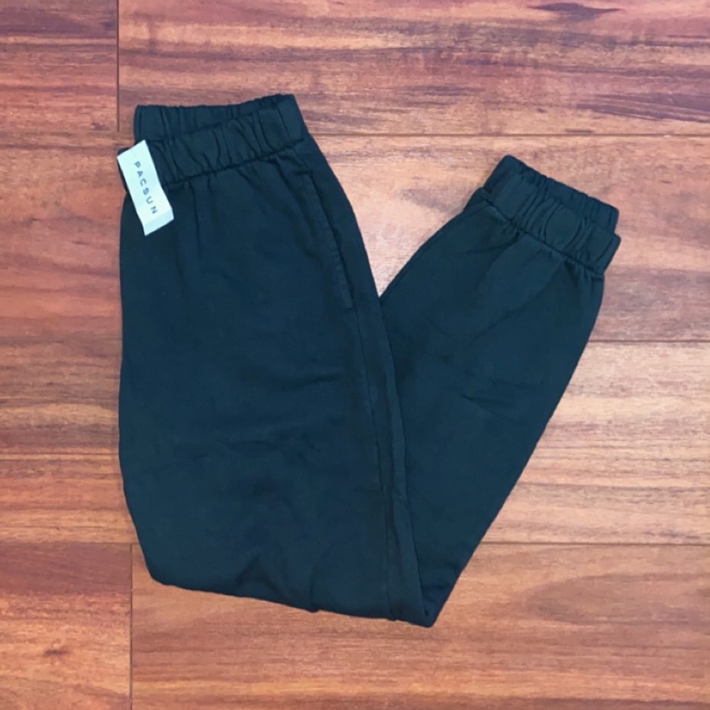 brandy melville hunter green rosa sweatpants